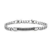 Armband Marlù Herr Sparkles in Stahl Zirconia 31BR0004-N - 31BR0004-N